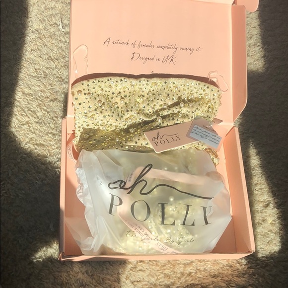 Oh Polly Dresses & Skirts - US Size 2 Can’t Bead That Embellished Midaxi Dress